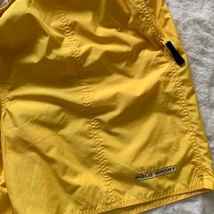 Yellow polo sport shorts size XL